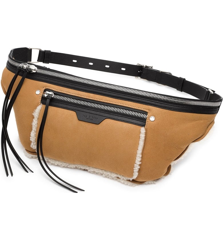 shearling fanny pack