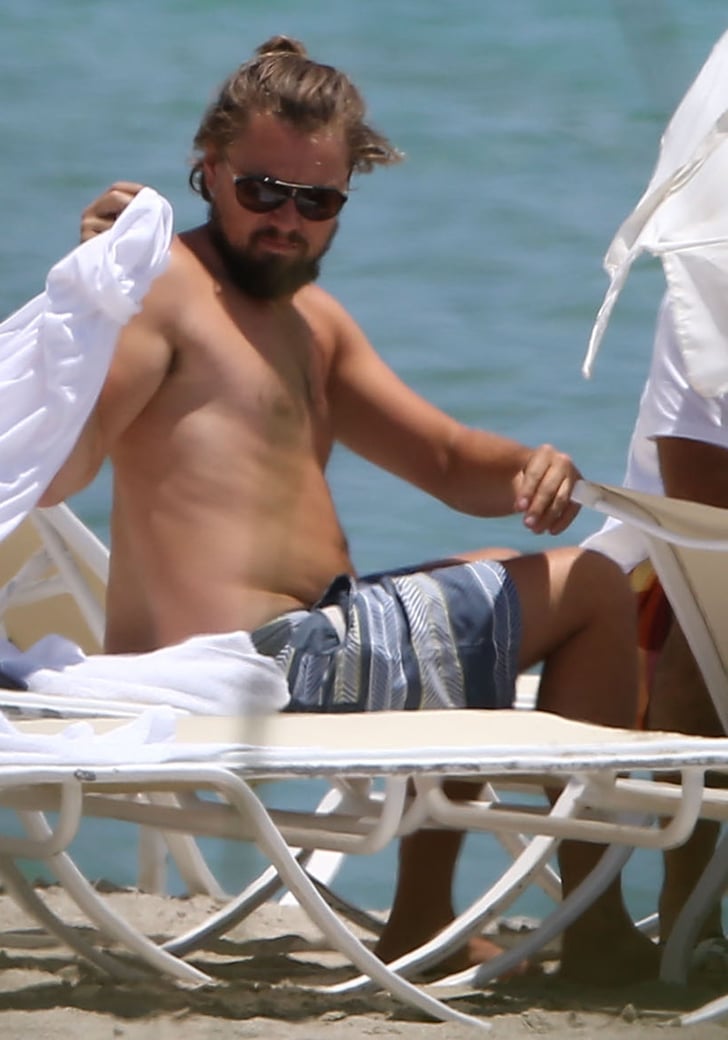 Shirtless Leonardo Dicaprio In Miami Beach 2014 Pictures Popsugar Celebrity Photo 10 