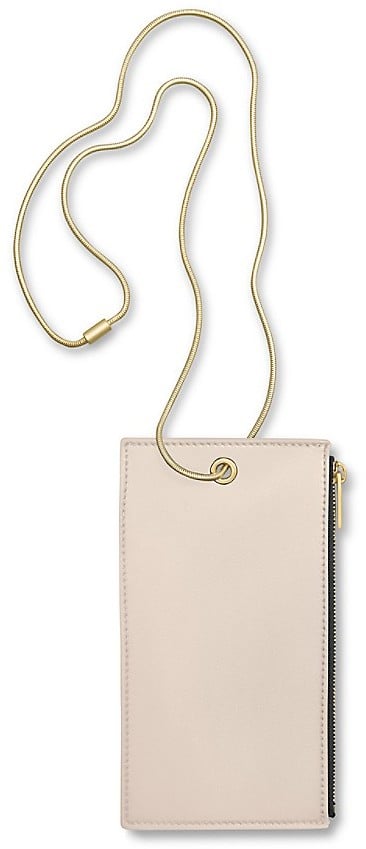 Calvin Klein Calf Smartphone Holder With Snake Chain ($425)