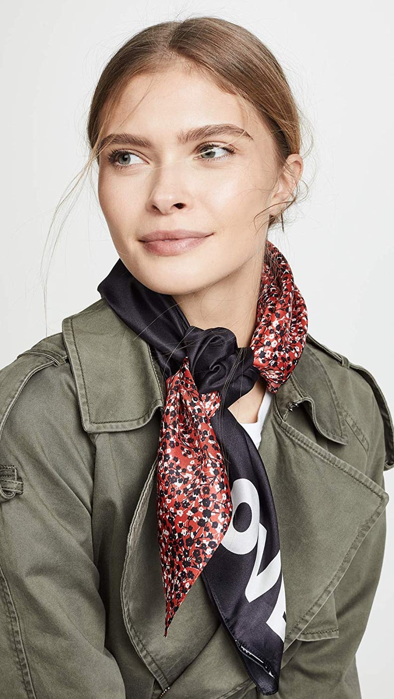 Rebecca Minkoff Mini Pop Silk Square Scarf