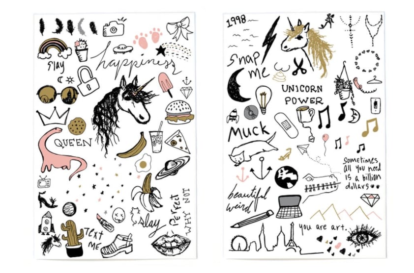 Mr. Kate Beautymarks "The New Makeup" — Doodles
