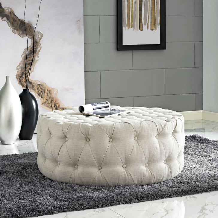 Kenedy tufted cheap cocktail ottoman