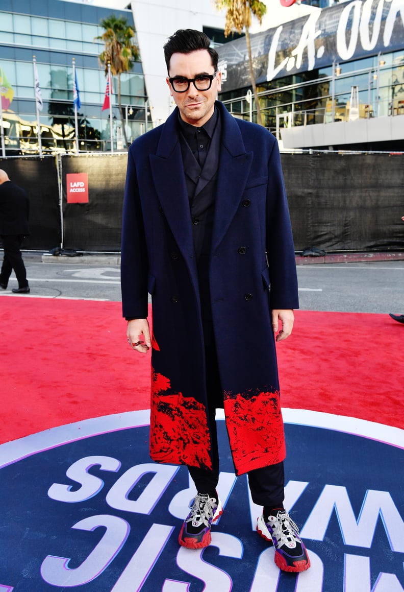 Leave It to Dan to Rock Cool, Chunky-Soled Kicks on the Red Carpet