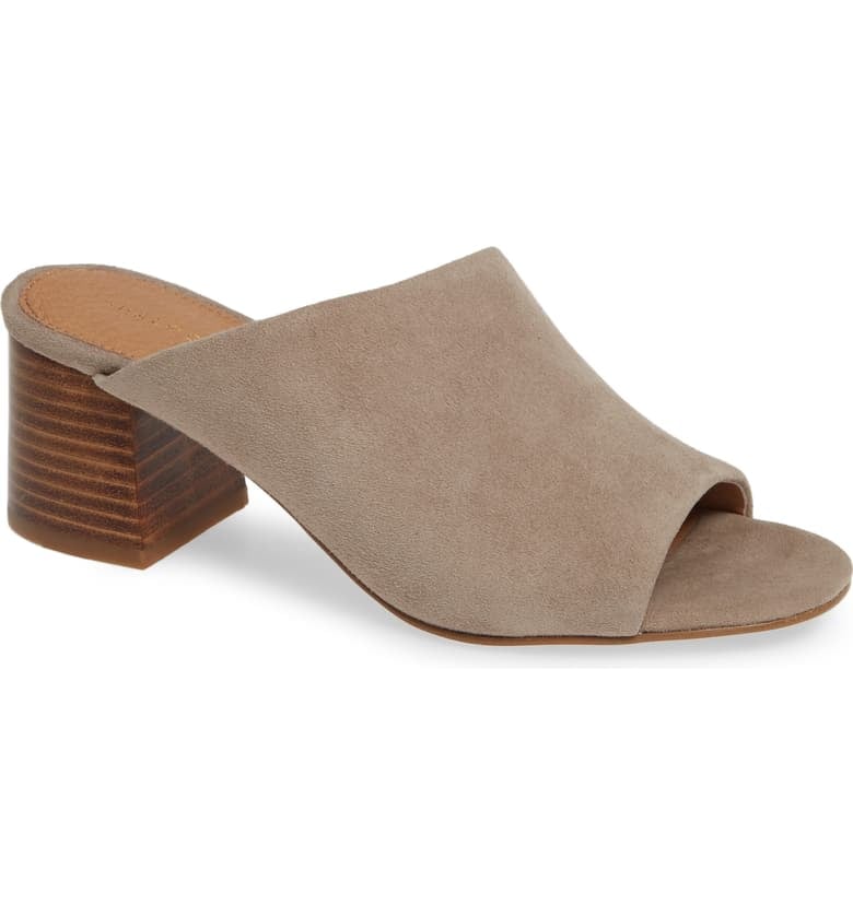 Halogen Faye Asymmetrical Slide Sandals