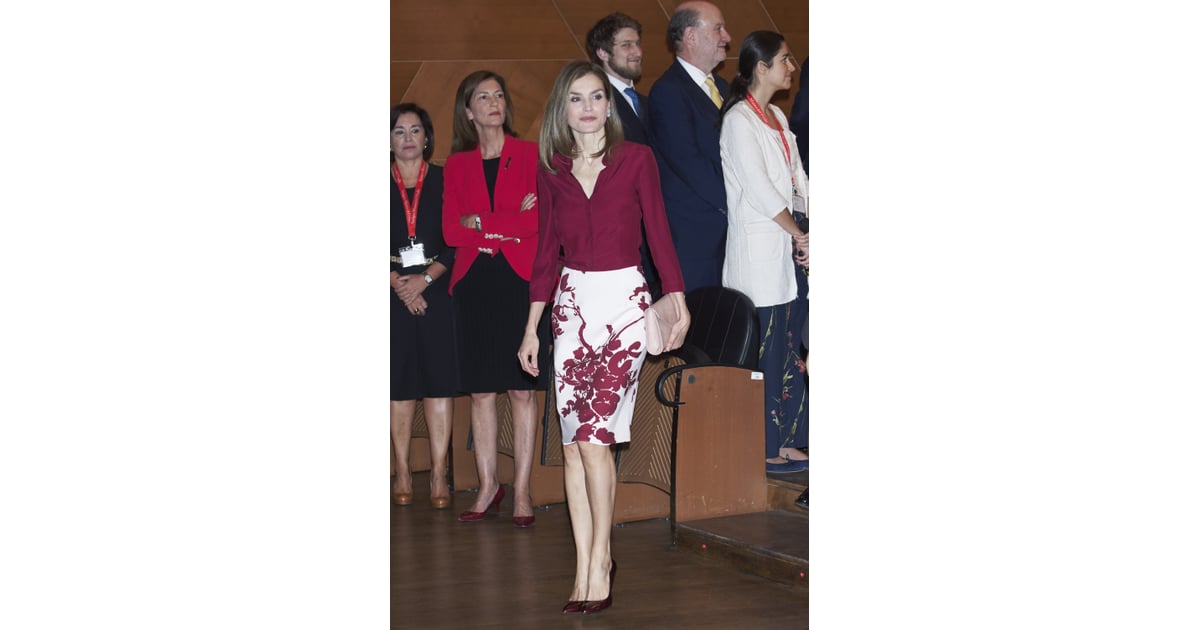 Oct. 6, 2016 | Queen Letizia of Spain Repeating Outfits | POPSUGAR ...