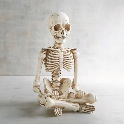 Yoga Skeleton Halloween Decor