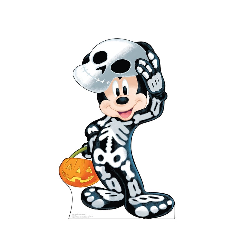 Advanced Graphics Halloween Mickey Skeleton Life Size Cardboard Cutout