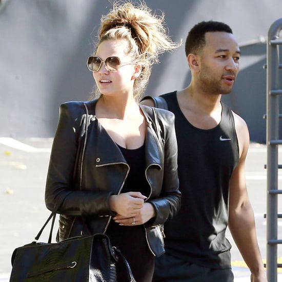 Chrissy Teigen Shows Off Baby Bump After the Gym