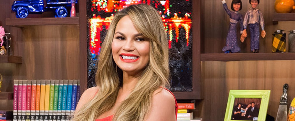 Chrissy Teigen Barbara Bui Dress on Watch What Happens Live