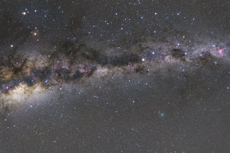 Wide-Field Honorable Mention — "Close Comet, Planets and the Milky Way"