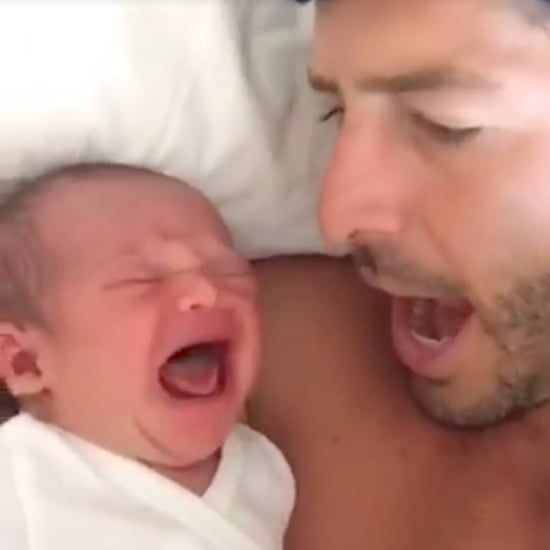 Dad Using "Om" Trick to Get Baby to Stop Crying