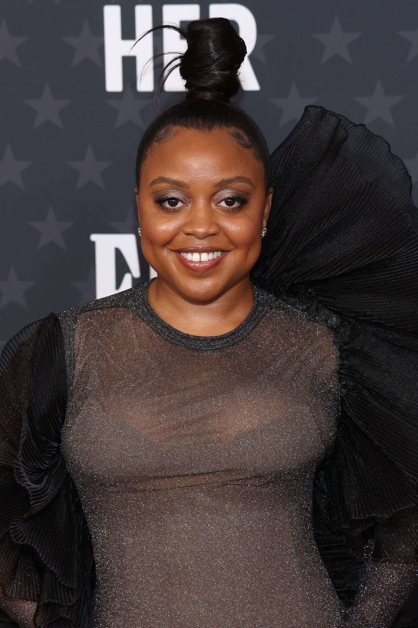 Quinta Brunson's Chrome Nails at the Critics' Choice PS Beauty