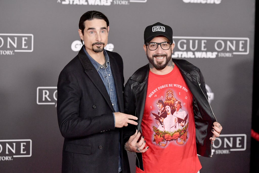 Kevin Richardson and AJ McLean at Rogue One LA Premiere 2016