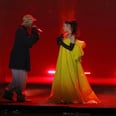 Ariana Grande Performs With Kid Cudi in an Immaculate Yellow Bow Gown and Opera Gloves