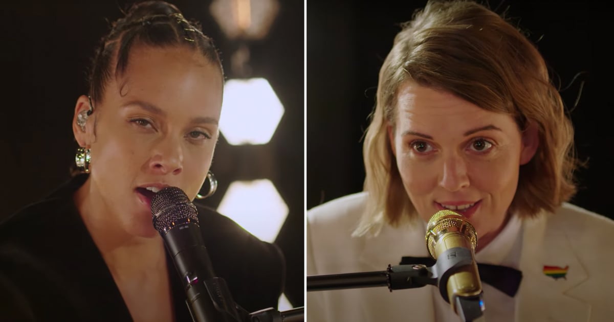 Alicia Keys and Brandi Carlile Perform "A Beautiful Noise" POPSUGAR Entertainment