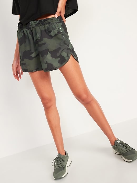 Old Navy MidRise StretchTech DolphinHem Run Shorts Best Old Navy Go