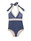 PilyQ Embroidered One-Piece Swimsuit | Kids Swimsuits 2018 | POPSUGAR ...