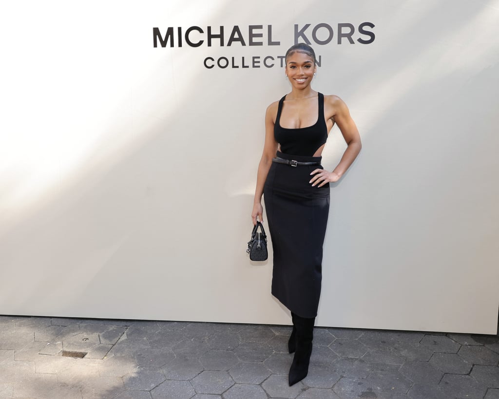Lori Harvey at the Michael Kors Spring 2022 Show