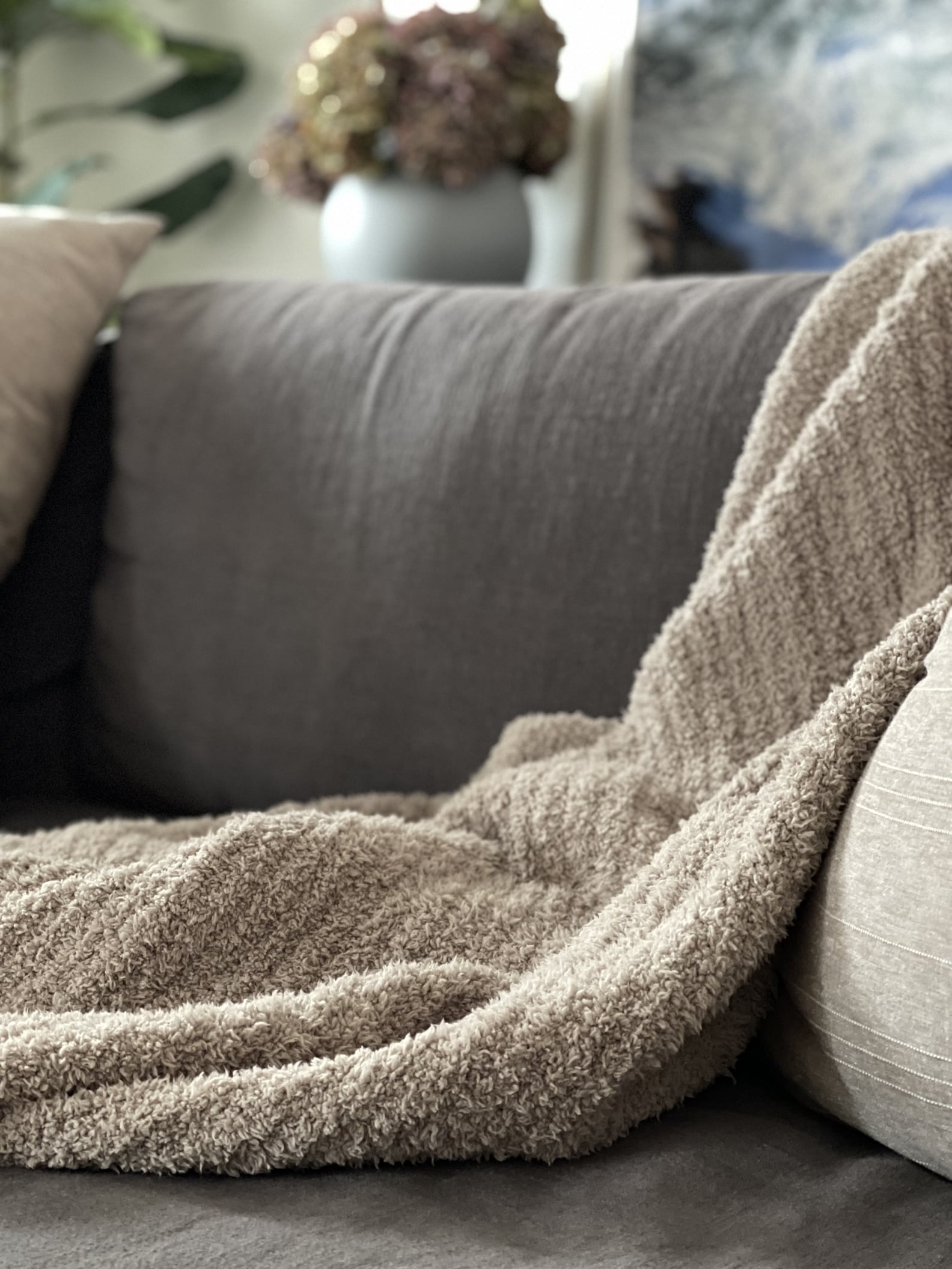 Barefoot Dreams CozyChic Ribbed Throw Review Worth It? POPSUGAR Home