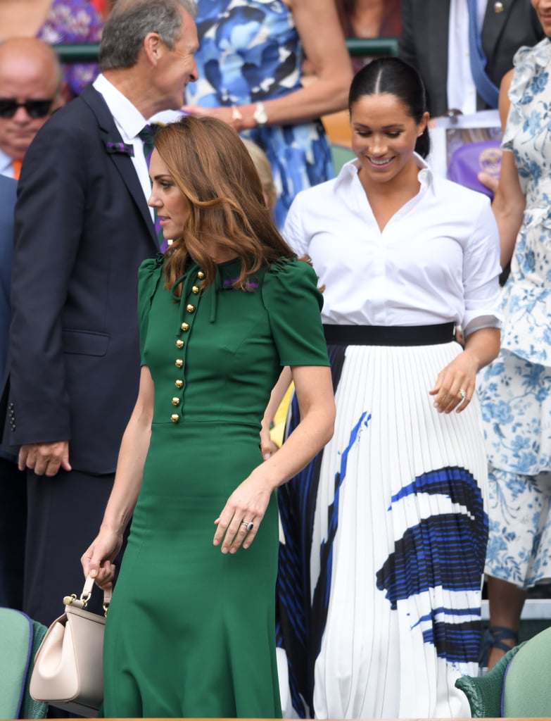 Meghan Markle and Kate Middleton at Wimbledon 2019 Pictures