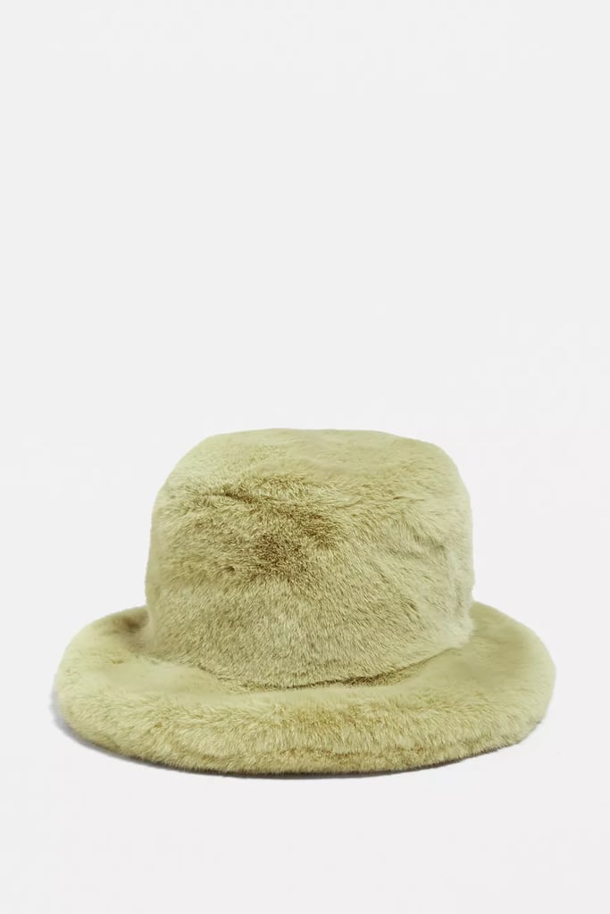 Urban Outfitters Oversized Faux Fur Bucket Hat