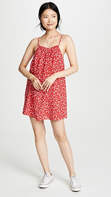 Madewell Top Ruffle Mini Dress
