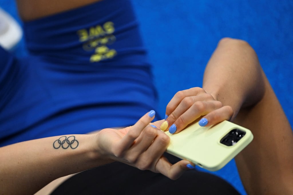 Sweden's Michelle Coleman's Olympic Rings Tattoo