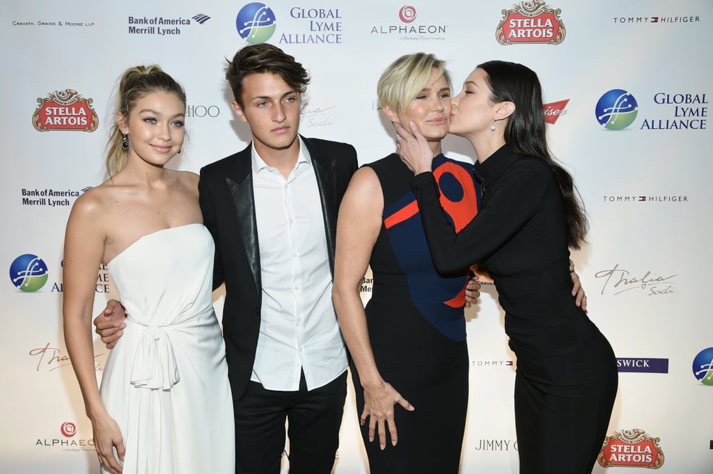 Gigi Hadid White Dress at Global Lyme Alliance Gala
