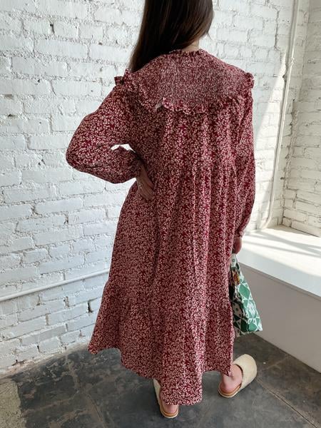 Meadows Jasmine Dress in Ditsy Corduroy