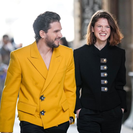 Kit Harington and Rose Leslie at Louis Vuitton Menswear Show