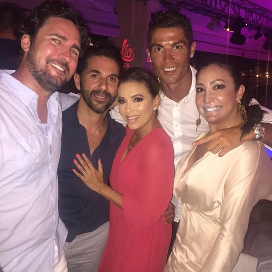 Eva Longoria and Jose Antonio Baston With Cristiano Ronaldo