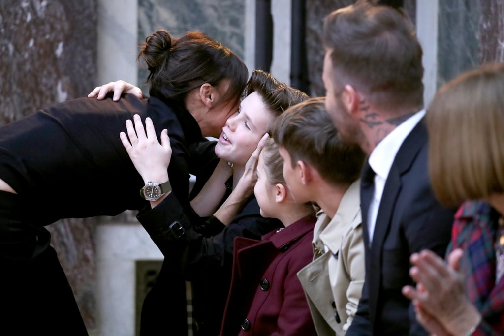 Victoria Beckham With Her Family at NYFW 2018