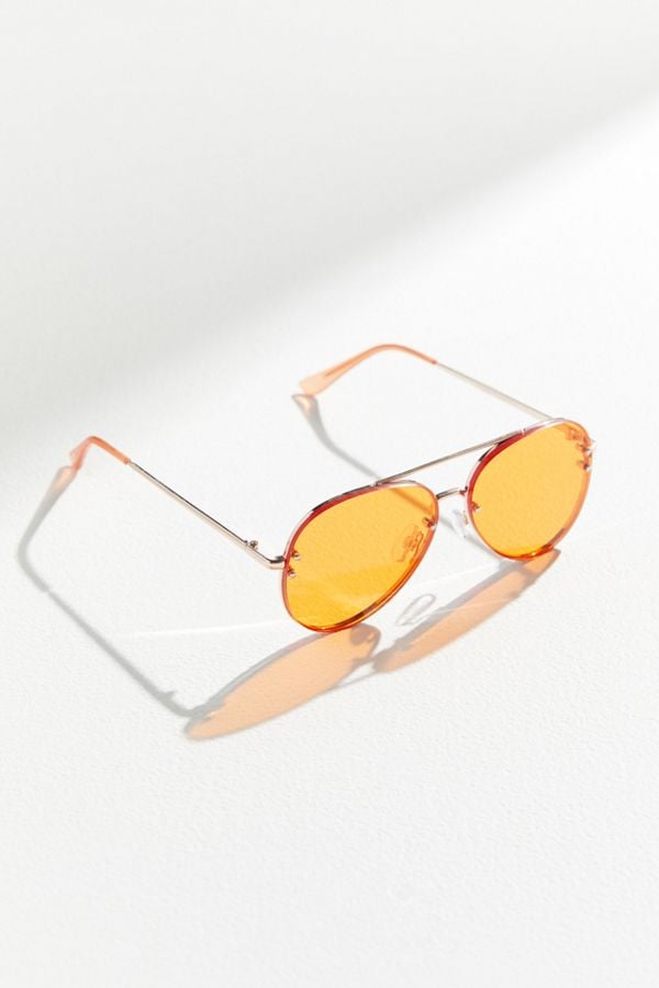 Presley Rimless Aviator Sunglasses