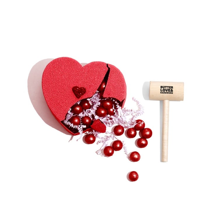 Something Sweet: Butter Love & Hardwork Valentine's Day Breakable Chocolate Heart