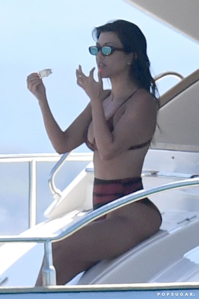 Kourtney Kardashian Bikini Pictures in Italy July 2019