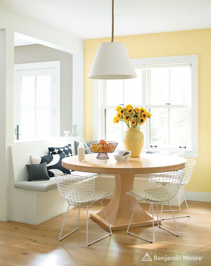 Hawthorne Yellow by Benjamin Moore | Mood-Boosting Paint Colors