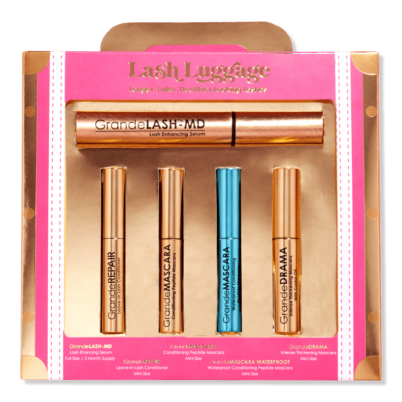 A Lash Gift Set: Grande Cosmetics Lash Luggage Set