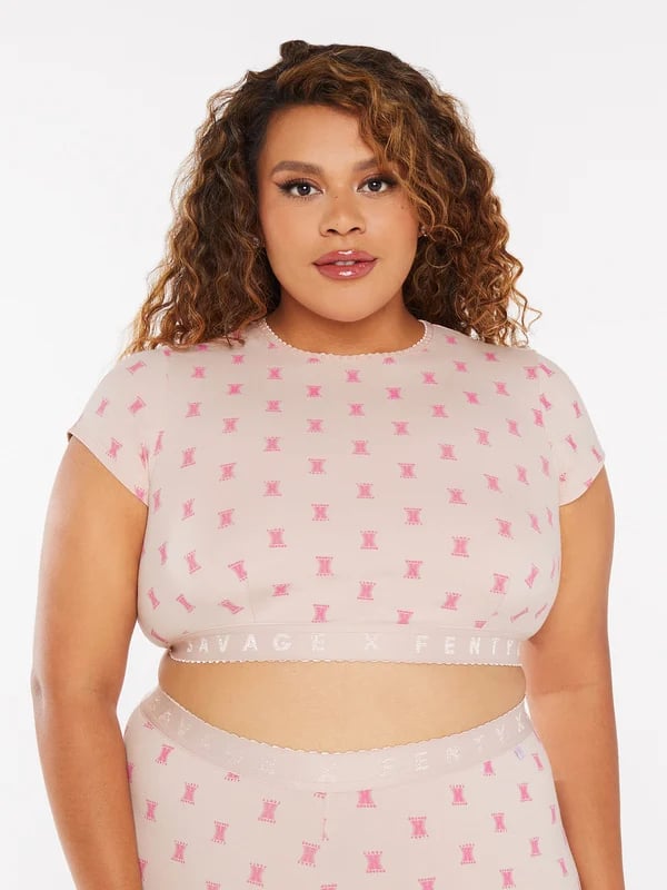 A Comfy Top: CLF Savage X Cotton Jersey Crop Top