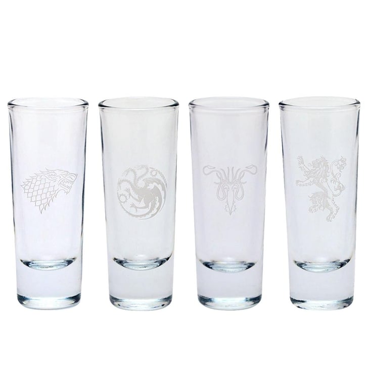 House Sigil Shot Glass Set Game of Thrones Gifts For Men POPSUGAR