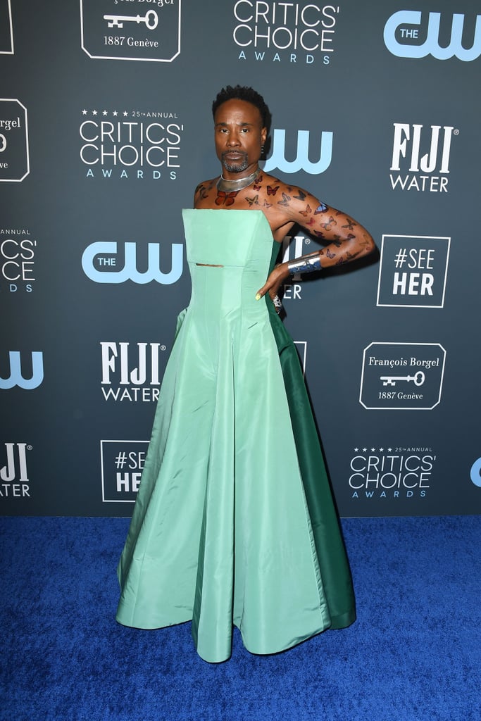 Billy Porter's Green Dress at the Critics' Choice Awards