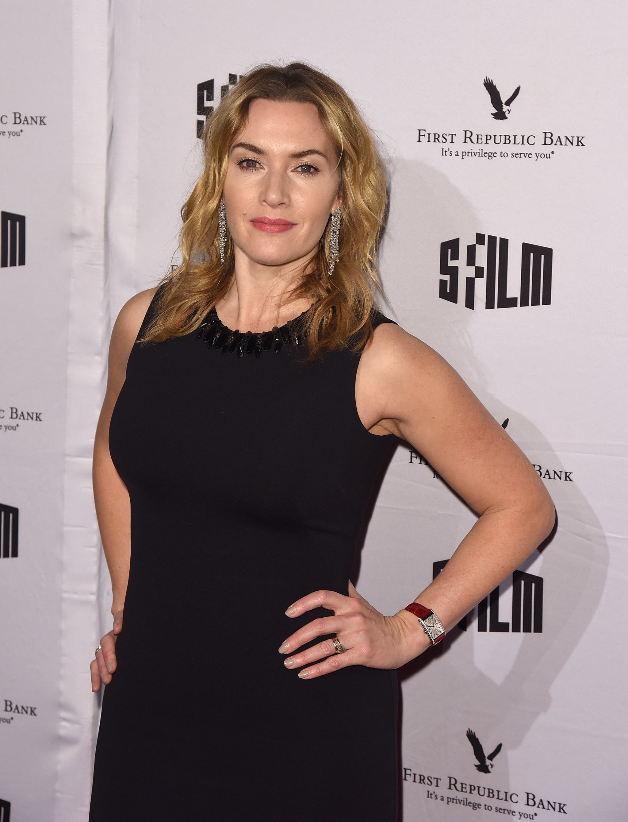SAN FRANCISCO, CA - DECEMBER 05:  Kate Winslet attends SFFILM's 60th Anniversary Awards Night at Palace of Fine Arts Theatre on December 5, 2017 in San Francisco, California.  (Photo by C Flanigan/Getty Images)
