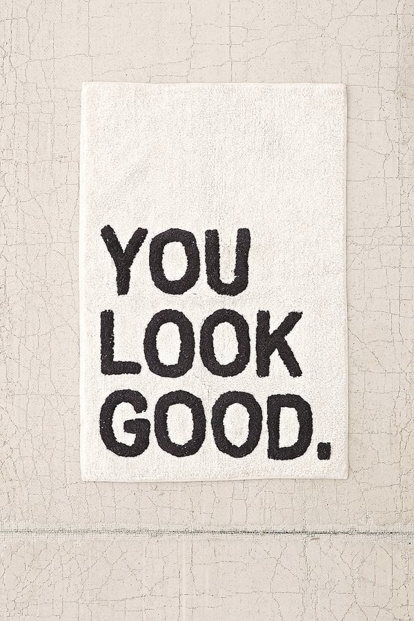 Urban Outfitters Plum & Bow You Look Good Bath Mat ($34)