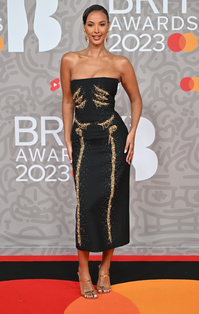 Maya Jama at the 2023 Brits