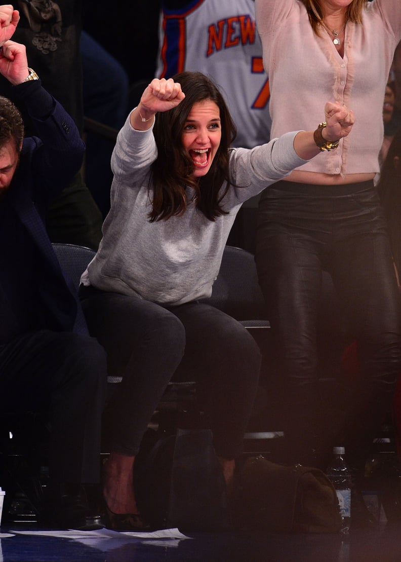 30 Times Celebrities Had a Blast Sitting Courtside Basketball Games