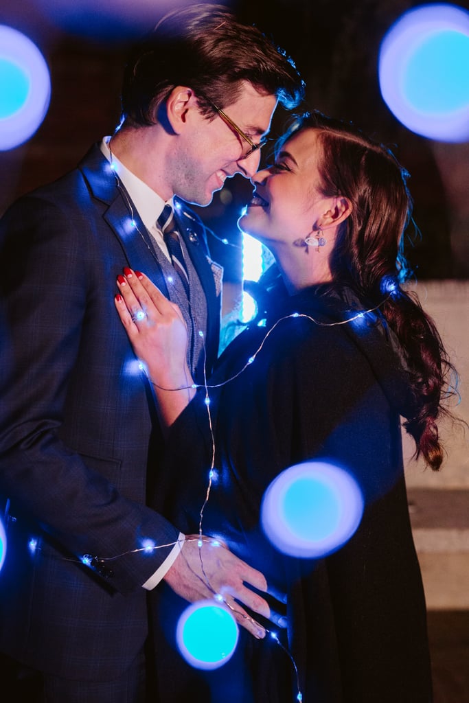 Harry Potter Hufflepuff and Ravenclaw Engagement Photos