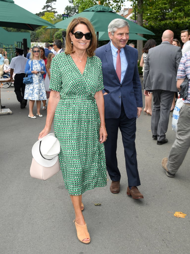 Carole Middleton's Green Dress at Wimbledon 2019