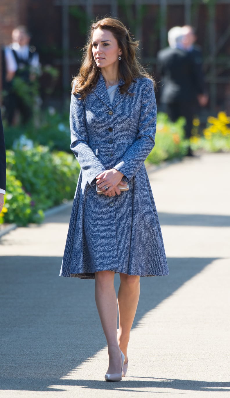 Kate Middleton Wearing Blue Coats | POPSUGAR Fashion