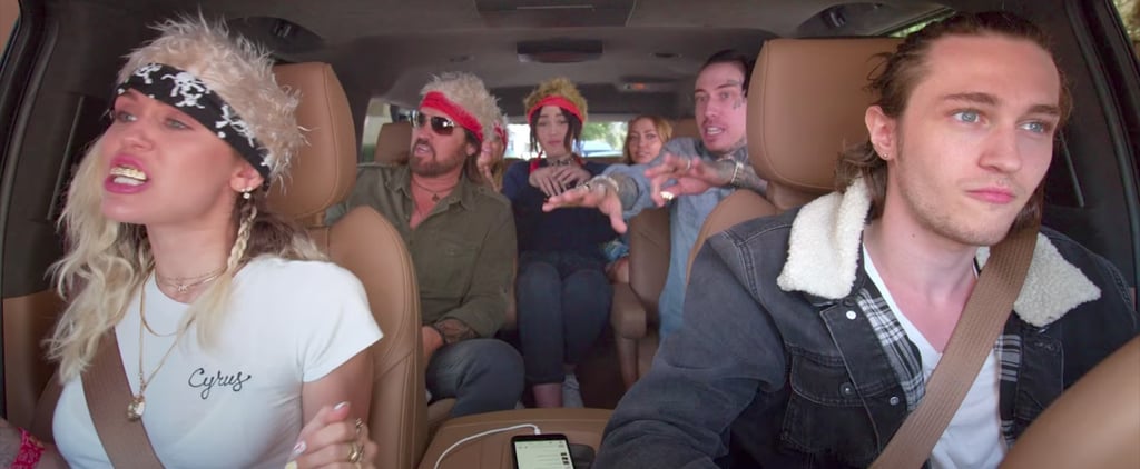 The Cyrus Family Belts Out "Achy Breaky Heart" During Carpool Karaoke