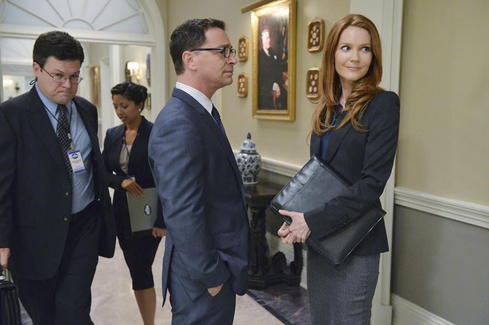 We're digging Abby's new press secretary style.