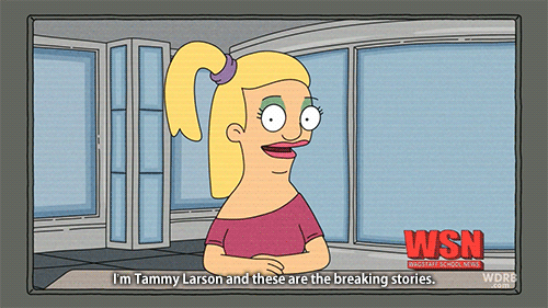 She voices Tammy Larsen on Bob's Burgers.